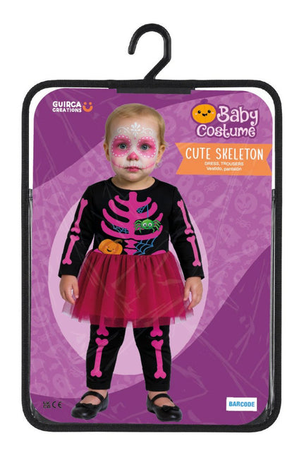 Halloween Kostuum Baby Schattige Skelet van Fiestas Guirca koop je bij Partywinkel