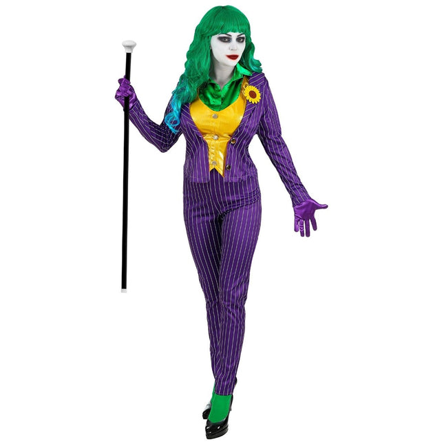 Halloween Kostuum Dames Joker van Widmann koop je bij Partywinkel