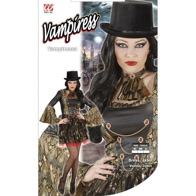 Halloween Kostuum Dames Vampier Gotisch van Widmann koop je bij Partywinkel