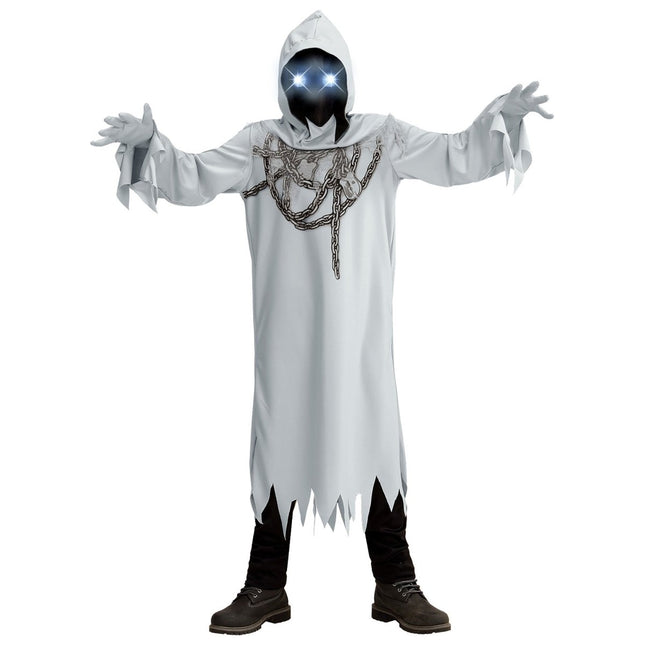 Halloween Kostuum Grijs Kind Spook van Widmann koop je bij Partywinkel