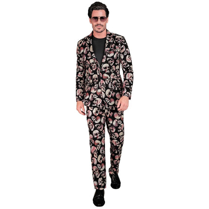 Halloween Kostuum Heren Schedel van Widmann koop je bij Partywinkel