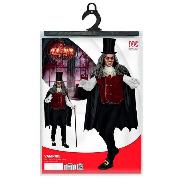 Halloween Kostuum Heren Vampier 3 delig van Widmann koop je bij Partywinkel
