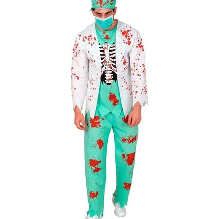 Halloween Kostuum Heren Zombie Dokter Bloed van Widmann koop je bij Partywinkel