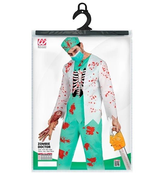 Halloween Kostuum Heren Zombie Dokter Bloed van Widmann koop je bij Partywinkel