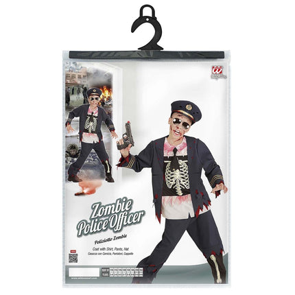 Halloween Kostuum Jongen Politie Zombie van Widmann koop je bij Partywinkel