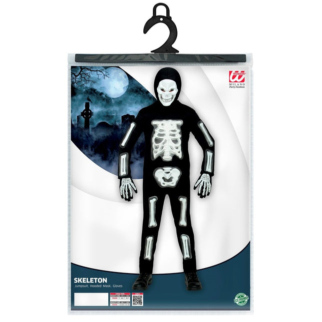 Halloween Kostuum Kind Skelet 3D van Widmann koop je bij Partywinkel