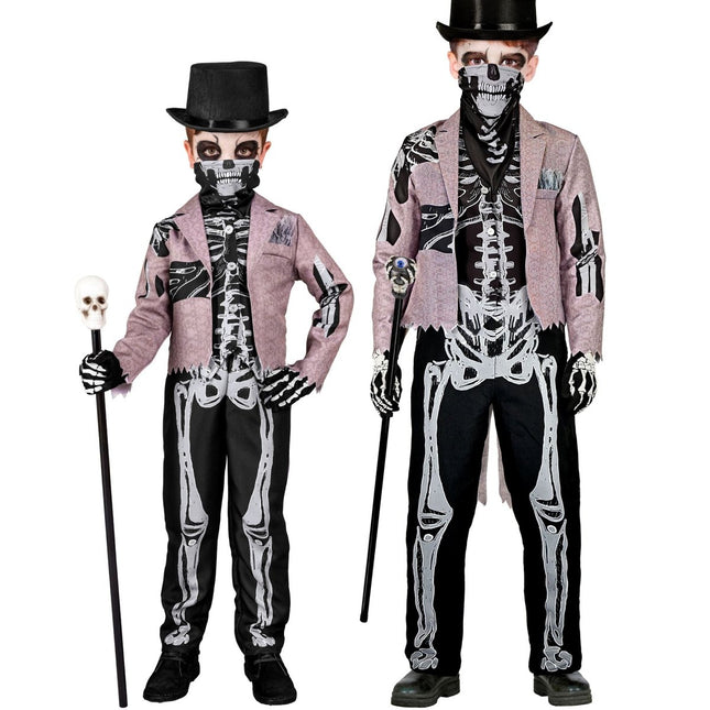 Halloween Kostuum Kind Skelet Bruidegom van Widmann koop je bij Partywinkel