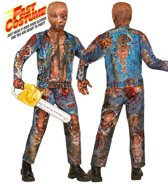Halloween Kostuum Kind Zombie Jeans van Widmann koop je bij Partywinkel