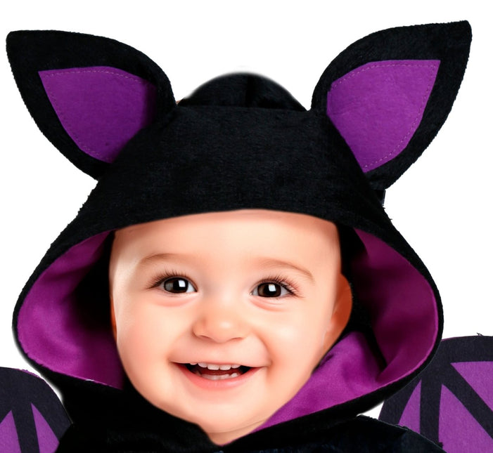 Halloween Kostuum Paars Baby Vleermuis van Fiestas Guirca koop je bij Partywinkel