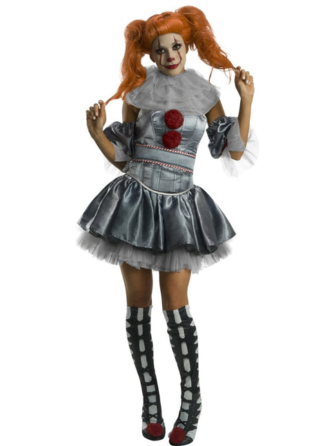 Halloween Kostuum Pennywise It Dames van Rubies koop je bij Partywinkel