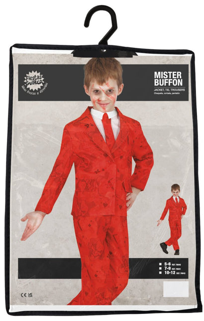 Halloween Kostuum Rood Jongen van Fiestas Guirca koop je bij Partywinkel
