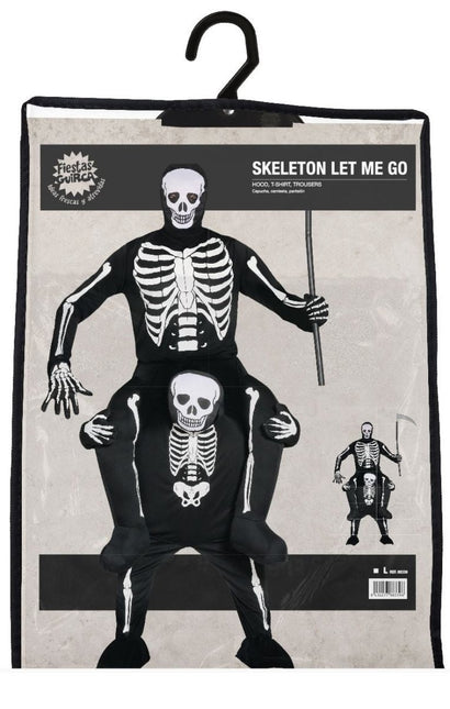 Halloween Kostuum Skelet Carry Me van Fiestas Guirca koop je bij Partywinkel