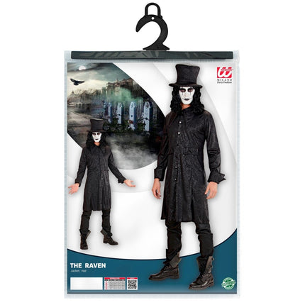 Halloween Kostuum Zwart Heren Raven van Widmann koop je bij Partywinkel
