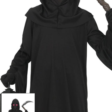 Halloween Kostuum Zwart Kind Donkerrode Ogen van Fiestas Guirca koop je bij Partywinkel
