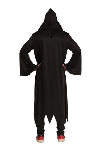 Halloween Kostuum Zwart Magere Hein van Partychimp koop je bij Partywinkel