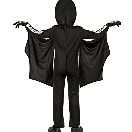 Halloween Kostuum Zwart Wit Kind Vleermuis van Widmann koop je bij Partywinkel