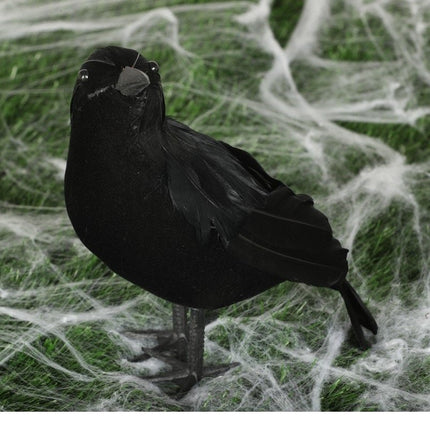 Halloween Kraai 25cm van Fiestas Guirca koop je bij Partywinkel