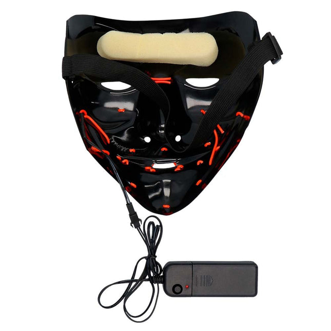 Halloween Led - Masker Killer Smile Rood van Boland koop je bij Partywinkel