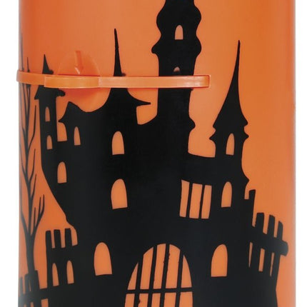 Halloween Led Projector Oranje Kaars 16cm - Partywinkel - 8434077190548