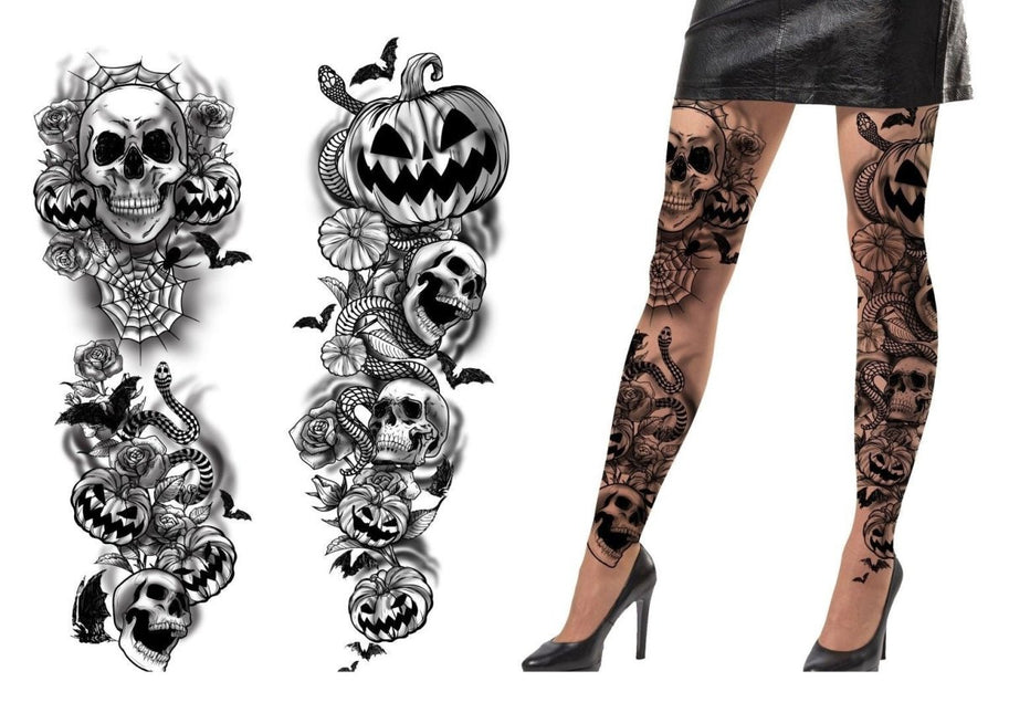 Halloween Legging Tattoos - Partywinkel - 8434077168127