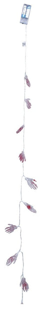 Halloween Lichtslinger LED Skelet Hand 1,15m van Fiestas Guirca koop je bij Partywinkel