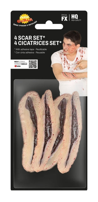 Halloween Litteken Set 2 delig van Fiestas Guirca koop je bij Partywinkel