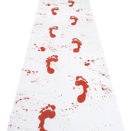 Halloween Loper Wit Bloed 60cm 4,5m - Partywinkel - 8712026721099