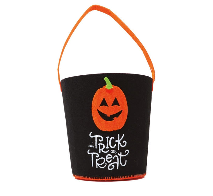 Halloween Mandje Trick Or Treat 35cm van Fiestas Guirca koop je bij Partywinkel