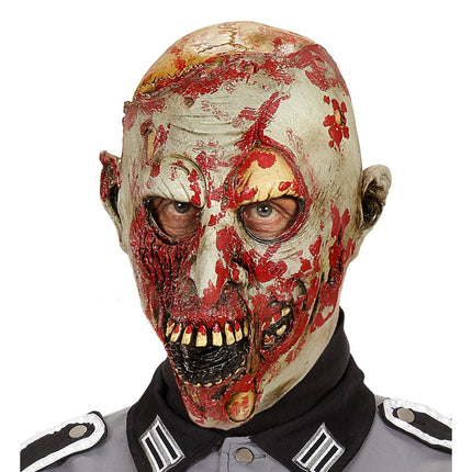 Halloween Masker Bebloede Zombie van Widmann koop je bij Partywinkel