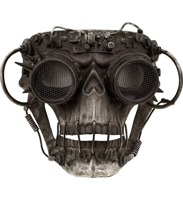 Halloween Masker Bruin Steampunk Schedel van Widmann koop je bij Partywinkel
