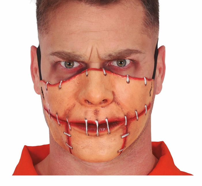 Halloween Masker Hechtingen Bloed van Fiestas Guirca koop je bij Partywinkel