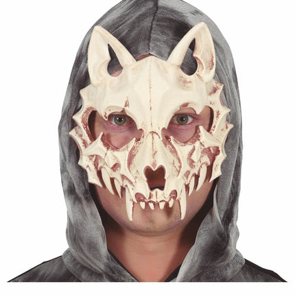 Halloween Masker Katten Skelet van Fiestas Guirca koop je bij Partywinkel