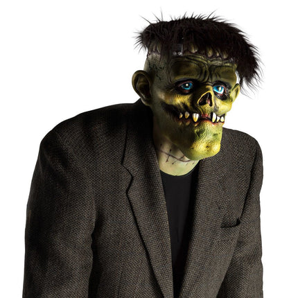 Halloween Masker Monster Groen Haar van Boland koop je bij Partywinkel