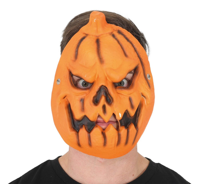 Halloween Masker Oranje Pompoen Foam van Fiestas Guirca koop je bij Partywinkel