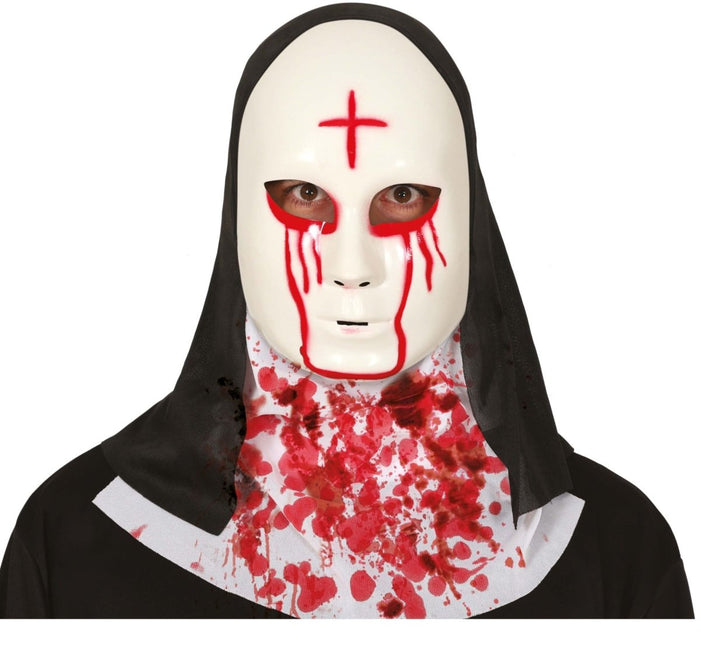 Halloween Masker Satanische Non - Partywinkel - 8434077200650