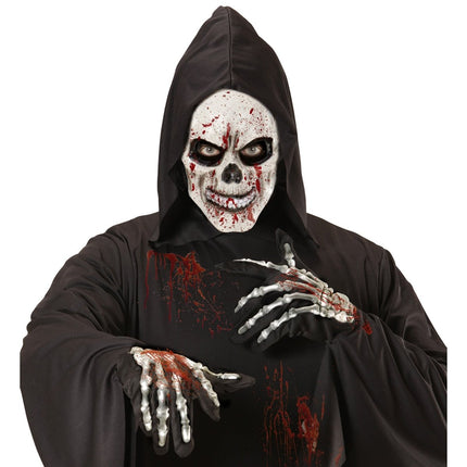 Halloween Masker Schedel Bloederig van Widmann koop je bij Partywinkel
