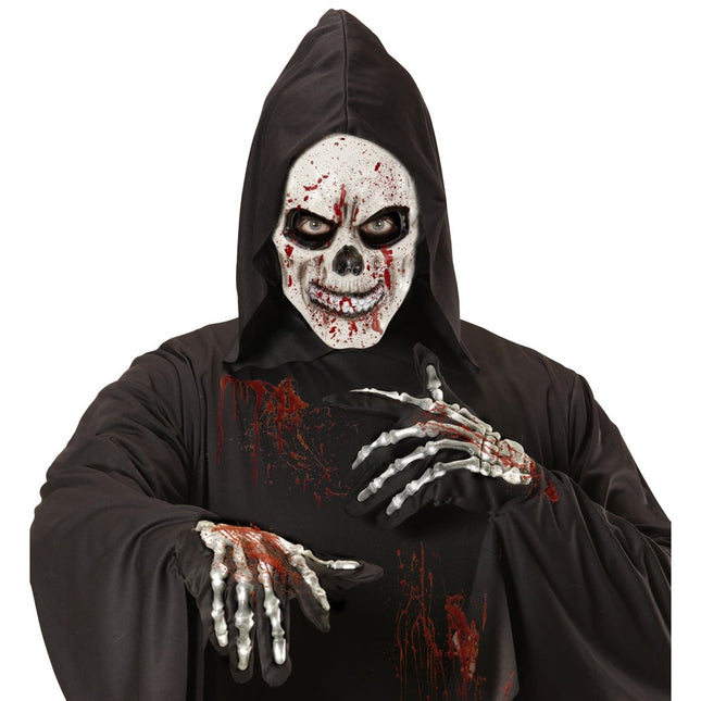 Halloween Masker Schedel Bloederig van Widmann koop je bij Partywinkel