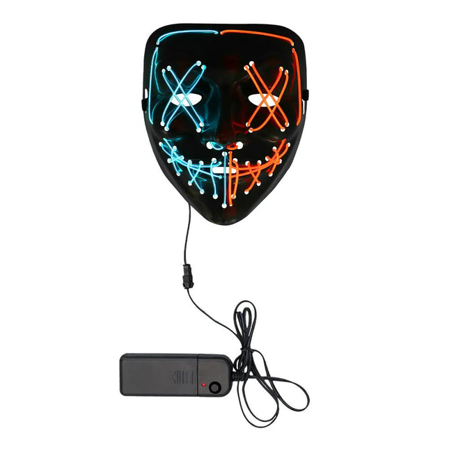 Halloween Masker Smile Led Licht van Boland koop je bij Partywinkel