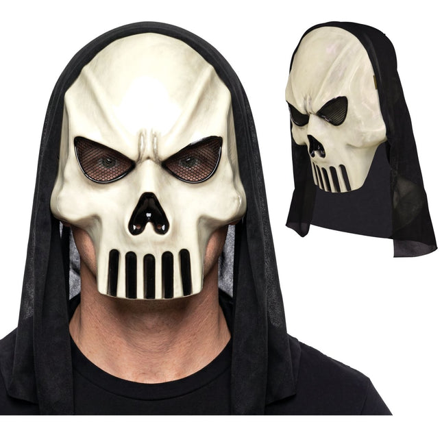 Halloween Masker Wit Geest van Fiestas Guirca koop je bij Partywinkel