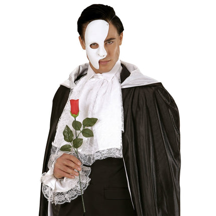 Halloween Masker Wit Half van Widmann koop je bij Partywinkel