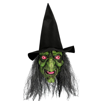 Halloween Masker Zwart Heks van Boland koop je bij Partywinkel