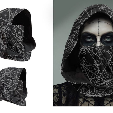 Halloween Muts Zwart Spinnenweb van Fiestas Guirca koop je bij Partywinkel