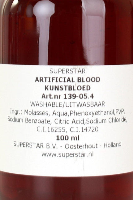 Halloween Nep Bloed Dik 100ml van Superstar koop je bij Partywinkel