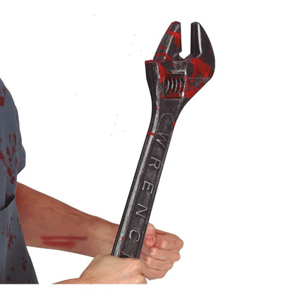 Halloween Nep Breekijzer Met Bloed 45cm van Fiestas Guirca koop je bij Partywinkel