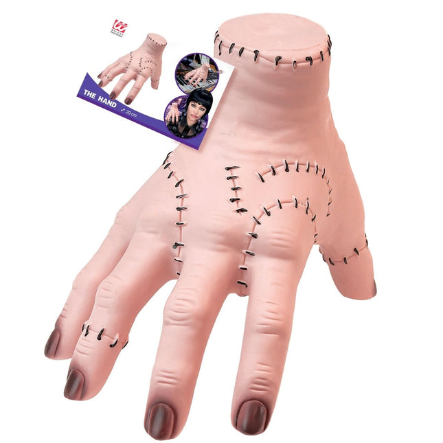 Halloween Nep Hand Wednesday 20cm van Widmann koop je bij Partywinkel