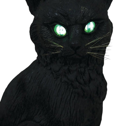 Halloween Nep Kat Met Licht En Geluid 32cm - Partywinkel - 8434077249338