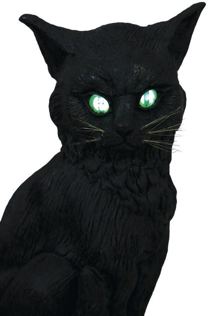Halloween Nep Kat Met Licht En Geluid 32cm - Partywinkel - 8434077249338