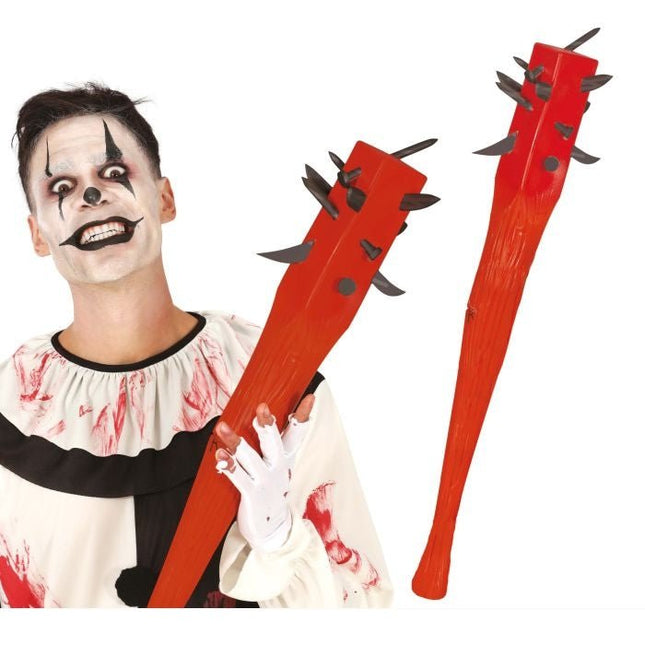 Halloween Nep Knuppel Met Spijkers 73cm - Partywinkel - 8434077165188