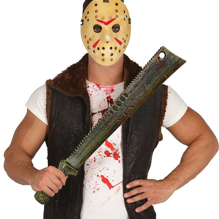 Halloween Nep Mes Bloedig 68cm van Fiestas Guirca koop je bij Partywinkel