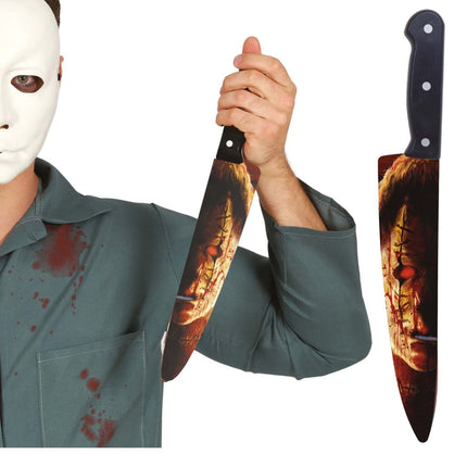 Halloween Nep Mes Serie Killer 37cm - Partywinkel - 8434077164495